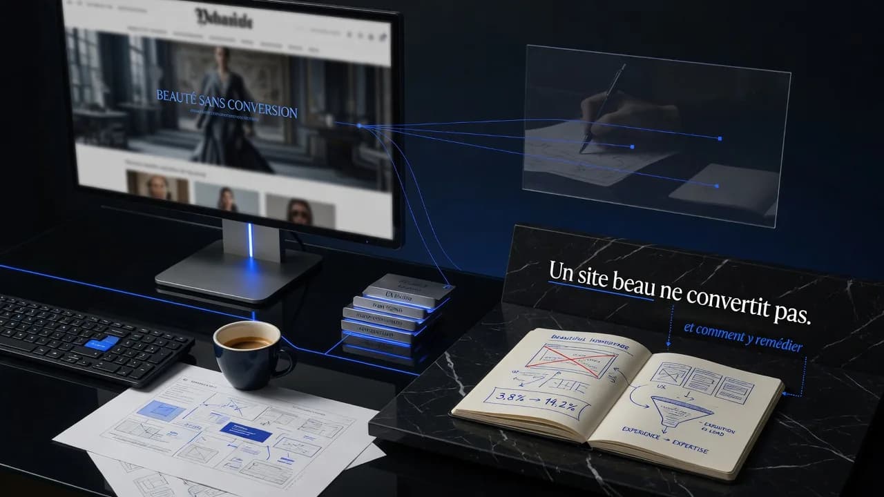 Un site beau ne convertit pas : ce qui compte vraiment