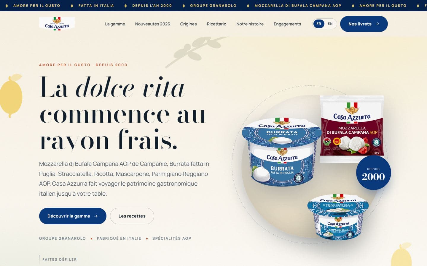 Aperçu du projet Casa Azzurra