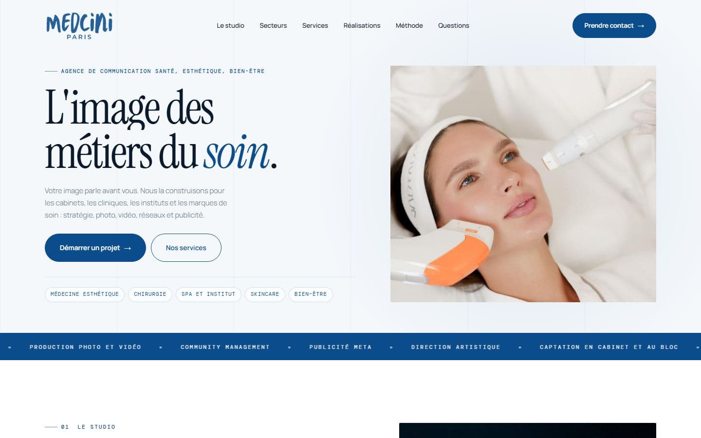 Aperçu du projet MEDCINI Paris