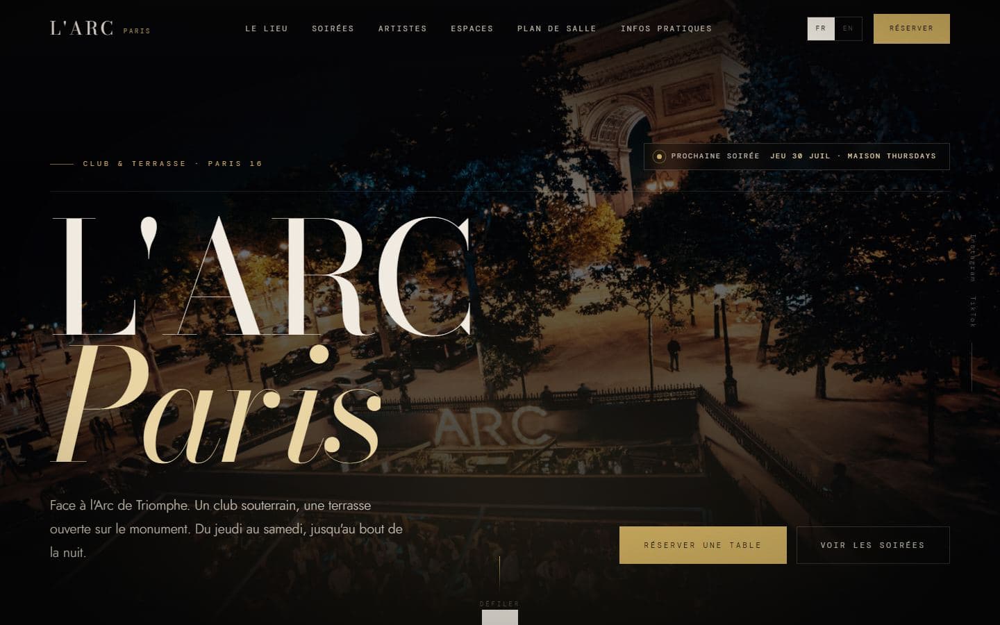 Aperçu du projet L'Arc Paris