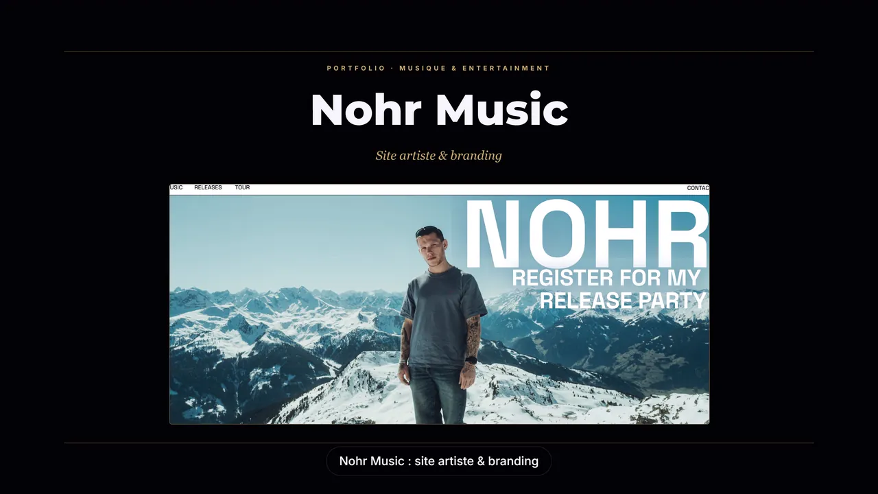 Motion design Nohr Music